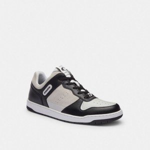 Basket Coach C201 Sneaker Homme Noir Grise Clair | ZPDCVTE-14