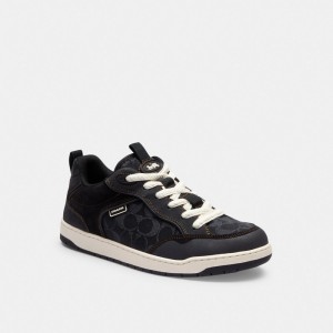 Basket Coach C203 Sneaker Homme Noir | XULMAGR-97