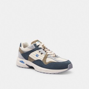 Basket Coach C301 Sneaker Homme Bleu Foncé | TGBOQML-97