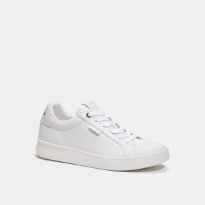 Basket Coach Lowline Low Top Sneaker Femme Blanche | CNGSYTA-83