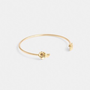 Bijoux Coach Garden Charms Cuff Bracelet Femme Doré | HYRDGOU-69