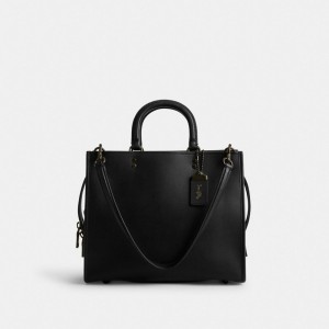 Cartable Coach Rogue Bag Femme Noir Noir | HWVBIRE-84