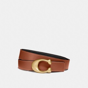 Ceintures Coach C Hardware Reversible Belt, 25 Mm Femme Noir | ZUTPCIR-63