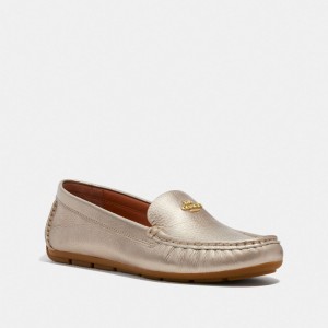 Chaussure Plate Coach Marley Driver Femme Multicolore | LBJZGKD-52