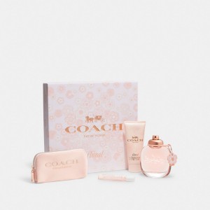 Fragrance Coach Floral Eau De Parfum 4 Piece Gift Set Femme Multicolore | MZXCFBQ-76