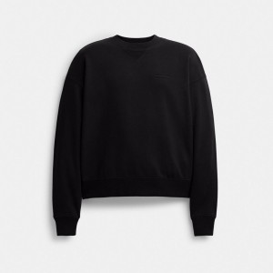 Hauts Coach Essential Crewneck Homme Noir | IBVZTND-74