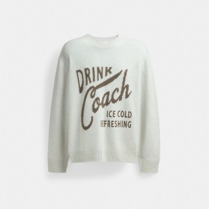 Hauts Coach Sweater Homme Bleu | UHNTXIO-70