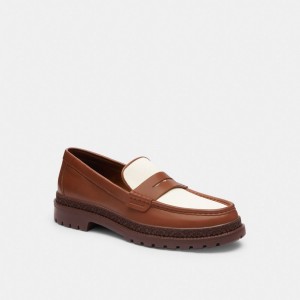 Mocassin Coach Cooper Loafer Homme Multicolore | AONZLCS-23