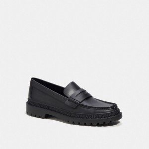 Mocassin Coach Cooper Loafer Homme Noir | ALHBOGN-58