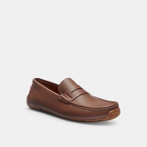 Mocassin Coach Luca Driver Homme Multicolore | XLDETOH-18