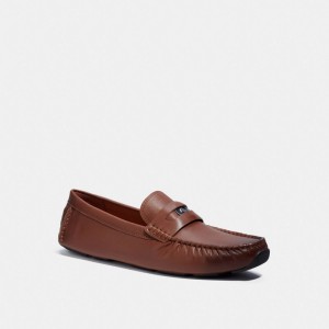 Mocassin Coach Signature Coin Driver Homme Multicolore | IADNHJW-01