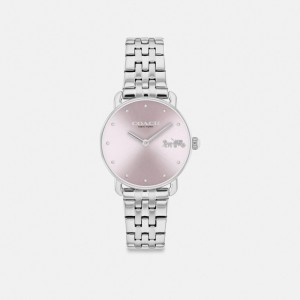Montre Coach Elliot Watch, 28 Mm Femme Grise | OHRMGCL-62