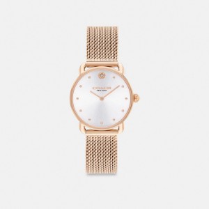 Montre Coach Elliot Watch, 28 Mm Femme Rose Doré | AGIMPDO-10