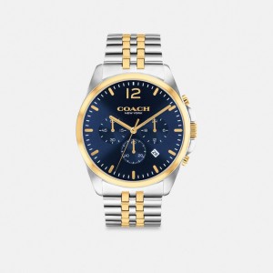Montre Coach Greyson Watch, 43 Mm Homme Multicolore | MKCRVYJ-53