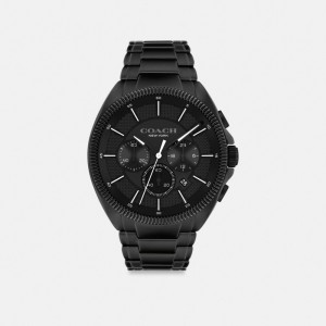 Montre Coach Jackson Watch, 45 Mm Homme Noir | IAXYNFB-41