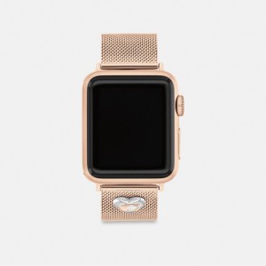 Montre Coach Strap, 38 Mm, 40 Mm And 41 Mm Femme Rose Doré | IUJLQFG-59