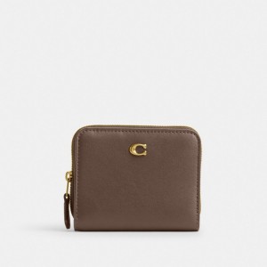 Petits Portefeuilles Coach Billfold Wallet Femme Grise Foncé | KYMTLQD-19