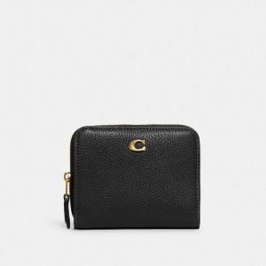 Petits Portefeuilles Coach Billfold Wallet Femme Noir | BGVIFQX-79