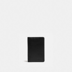 Porte Cartes Coach Card Wallet Femme Noir | MFEKZWI-76