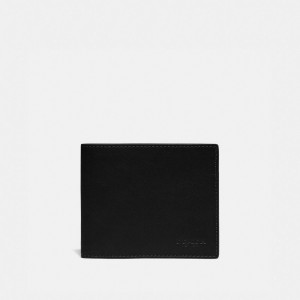 Porte-billets Coach 3 In 1 Wallet Homme Noir | RTXSLAK-16