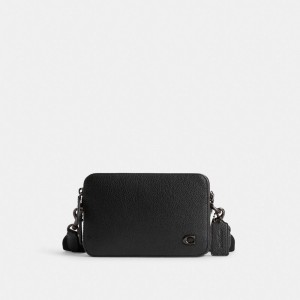 Sac Bandoulière Coach Charter Crossbody 19 Homme Noir | FVMPNHY-65