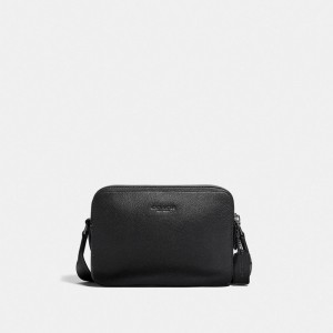 Sac Bandoulière Coach Charter Crossbody Bag 24 Femme Noir Cuivre Noir | QGMOSAP-05