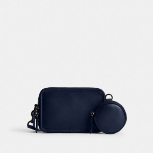 Sac Bandoulière Coach Charter Crossbody With Hybrid Pouch Homme Bleu Foncé | WRGZNHU-46