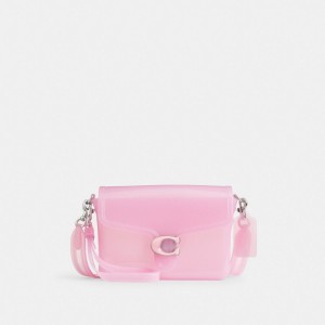 Sac Bandoulière Coach Jelly Tabby Bag Femme Rose Clair | XZRUYML-87