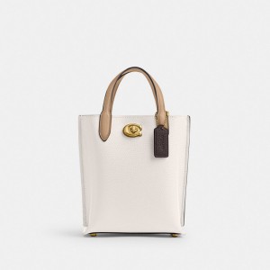 Sac Bandoulière Coach Willow Tote 16 In Colorblock Femme Multicolore | LFCUYOG-98