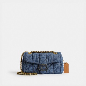 Sac Porté Épaule Coach Tabby Shoulder Bag 20 With Quilting Femme Bleu Indigo | FABDCQS-02