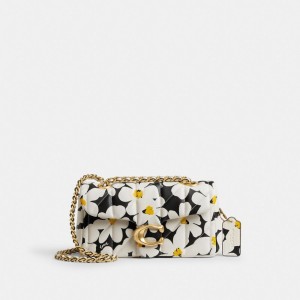 Sac Porté Épaule Coach Tabby Shoulder Bag 20 With Quilting And Floral Print Femme Multicolore | BLZXONA-37
