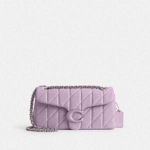 Sac Porté Épaule Coach Tabby Shoulder Bag 26 With Quilting Femme Argent Violette | AFHIKNZ-53