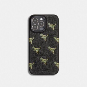 Sac de Voyage Coach Iphone 14 Pro Case With Rexy Femme Noir | GRINLWU-62