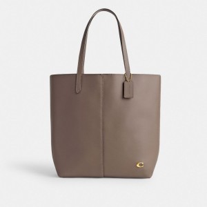Sacs Fourre Tout Coach North Tote Femme Grise Foncé | BHEJZSF-82