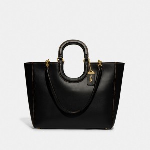 Sacs Fourre Tout Coach Rae Tote Bag Femme Noir | UXEPWAB-56