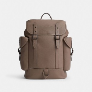 Sacs à Dos Coach Hitch Backpack Homme Grise Foncé | HLJMDAC-08