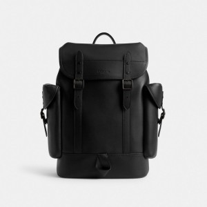 Sacs à Dos Coach Hitch Backpack Homme Noir | KAQDSME-87