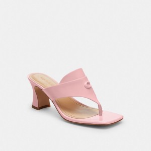 Sandale Coach Bree Sandal Femme Rose | TLBFNRX-93