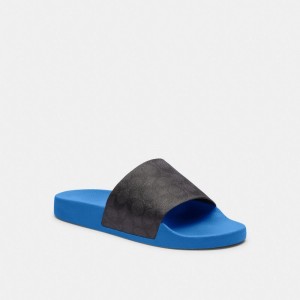 Sandale Coach Slide Homme Multicolore | HZKDANO-49