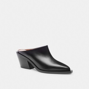 Talons Coach Paloma Mule Femme Noir | DUARQMT-37